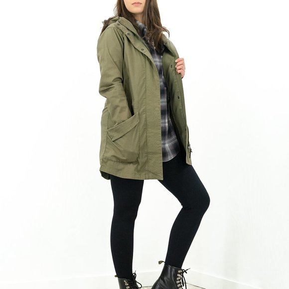 MEC - Green Military-Style Jacket - Picture 2 of 8